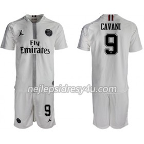 Fotbalový Dres Paris Saint-Germain Cavani 9 Jodan Bílá Dětské Alternativní 2018/19